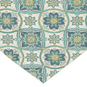 Blauer und weißer Mittelmeer - Tischakzent Großer Tischläufer (Ecke)