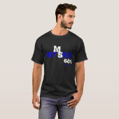 BLAUER UND WEISSER SCHMUTZIGER SÜDEN T-Shirt (Vorne ganz)