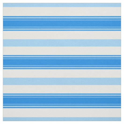 Blauer und weißer Streifen Stoff (Muster)