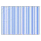 Blauer und weißer Streifen Tischdecke (Vorderseite (Horizontal))