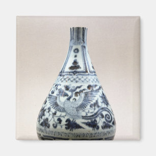 Blauer und weißer Vase, Yuan-Dynastie Magnet