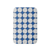 Blauer und weißer Volleyball Badematte (Vorderseite Vertikal)