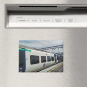 Blauer und weißer Zug Magnet (In Situ (Geschirrspüler))