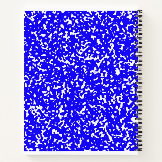  Blauer Uni-Regalkommentar  Notizblock (Rückseite)