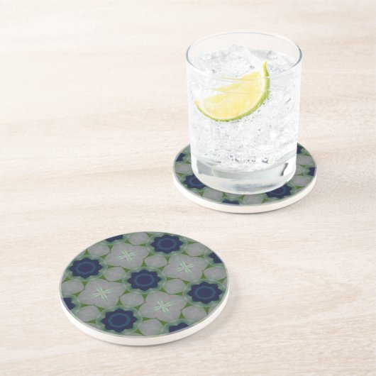 Blauer Untersetzer (Seite)