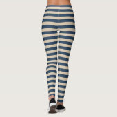 Blauer Vanilla Streifen Leggings (Rückseite)