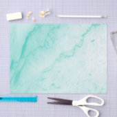 Blauer Veined-Marmor Seidenpapier (Handwerk)