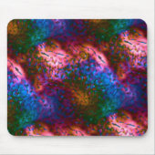 Blauer, verchromte Schuppen auf Lachs Mousepad (Vorne)