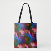 Blauer, verchromte Schuppen auf Lachs Tasche (Vorderseite)