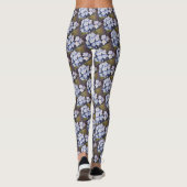 BLAUER VERGESSEN MICH NOCH FLORAL LEGGINGS (Rückseite)
