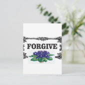 blauer Vergnügen Postkarte (Stehend Vorderseite)