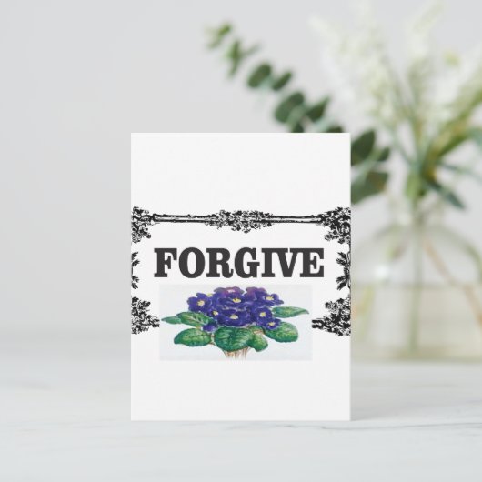 blauer Vergnügen Postkarte (Stehend Vorderseite)