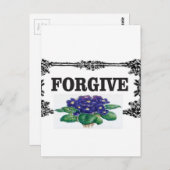 blauer Vergnügen Postkarte (Vorne/Hinten)