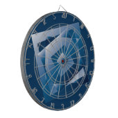 blauer Verlauf 1 Dartscheibe (Vorderseite Links)