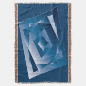 blauer Verlauf 1 Decke (Vorderseite Vertikal)