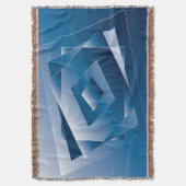 blauer Verlauf 1 Decke (Vorderseite Vertikal)