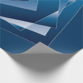 blauer Verlauf 1 Geschenkpapier (Ecke)