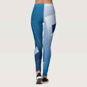 blauer Verlauf 1 Leggings (Rückseite)