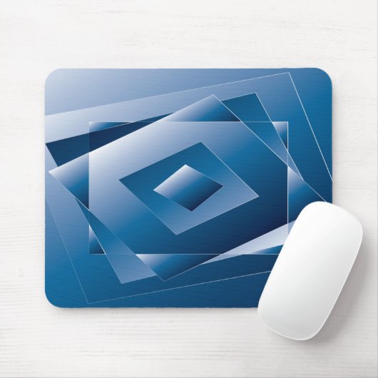 blauer Verlauf 1 Mousepad (Mit Mouse)