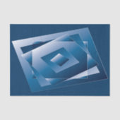 blauer Verlauf 1 Seidenpapier (Vorderseite)