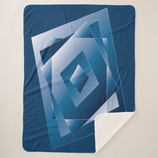 blauer Verlauf 1 Sherpadecke (Vorderseite)