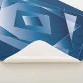 blauer Verlauf 1 Sherpadecke (3/4)