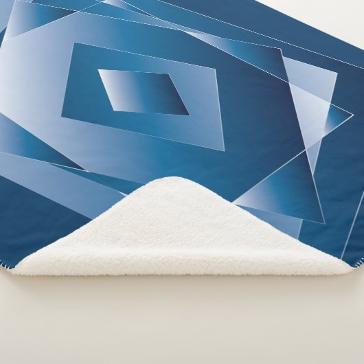 blauer Verlauf 1 Sherpadecke (3/4)