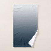 Blauer Verlauf Badhandtuch Set (Handtuch)