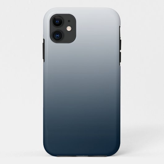 Blauer Verlauf Case-Mate iPhone Hülle (Rückseite)