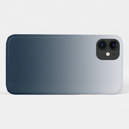 Blauer Verlauf Case-Mate iPhone Hülle (Rückseite (Horizontal))