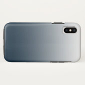 Blauer Verlauf Case-Mate iPhone Hülle (Rückseite (Horizontal))