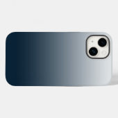 Blauer Verlauf Case-Mate iPhone Hülle (Rückseite (Horizontal))