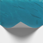 Blauer Verlauf Geschenkpapier (Ecke)