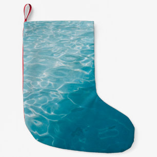 Blauer Verlauf Kleiner Weihnachtsstrumpf