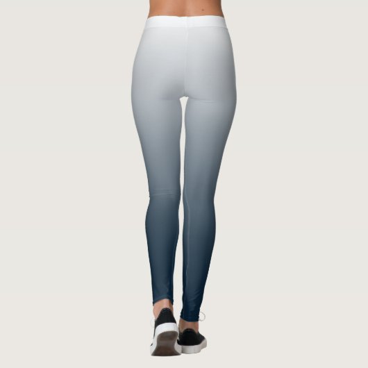 Blauer Verlauf Leggings (Rückseite)
