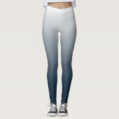 Blauer Verlauf Leggings (Vorderseite)