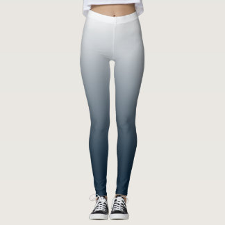 Blauer Verlauf Leggings