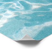 Blauer Verlauf Poster (Ecke)