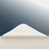 Blauer Verlauf Sherpadecke (3/4)