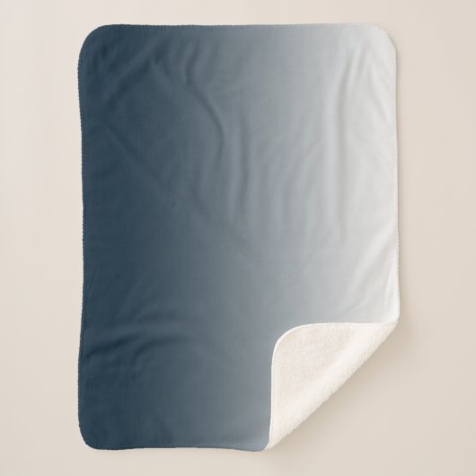 Blauer Verlauf Sherpadecke (Vorderseite)