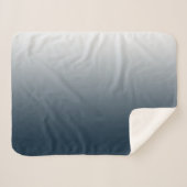 Blauer Verlauf Sherpadecke (Vorderseite (Horizontal))