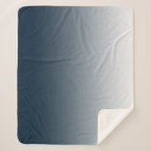 Blauer Verlauf Sherpadecke (Vorderseite)