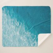 Blauer Verlauf Sherpadecke (Vorderseite (Horizontal))