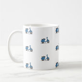 Blauer Vespa Kaffeetasse (Links)