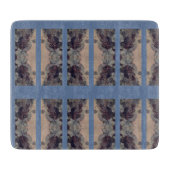 Blauer Vintag Schneidebrett (Vorderseite)