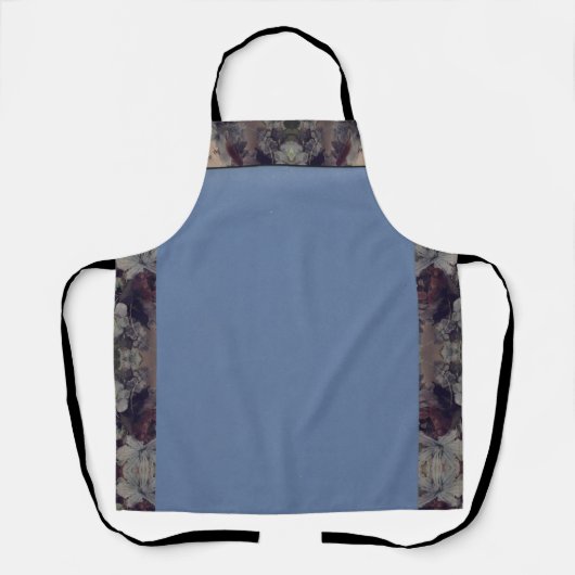 Blauer Vintag Schürze (Vorderseite)