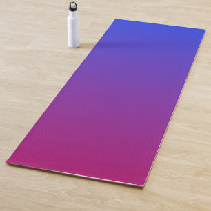Blauer violetter Farbverlauf  Yogamatte