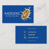 Blauer Visitenkarte (Vorne/Hinten)