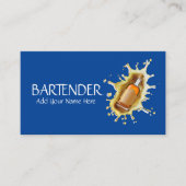 Blauer Visitenkarte (Vorderseite)