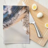 Blauer Vogel, Barnschlucht, kanadische Fotografie Geschirrtuch (Viertel Falte)